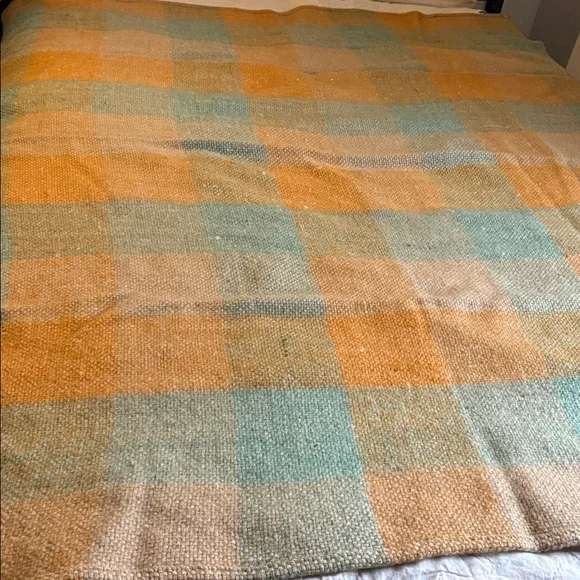 Kenwood wool plaid blanket throw 55”x68” - Picture 4 of 8
